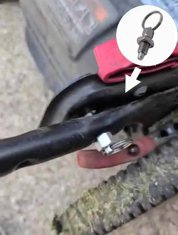 Index plunger technology is redefining the mowing experience. It completely eliminates the common issues of looseness or slippage found in traditional adjustment methods. The professional spring pressure design enables one-handed height adjustment while e